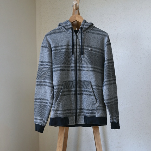 vans striped hoodie